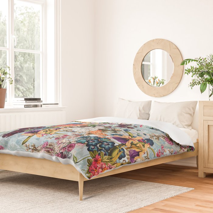 Summer Botanical Garden VIII Duvet Cover Gallery Image 2