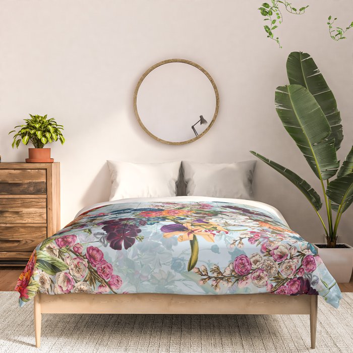 Summer Botanical Garden VIII Comforter Gallery Image 3