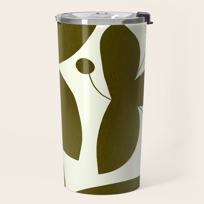 Abstract-botanical 13 Travel Mug Gallery Image 2