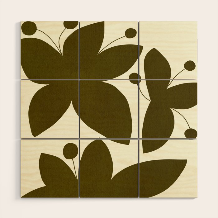 Abstract-botanical 13 Wood Wall Art Gallery Image 1
