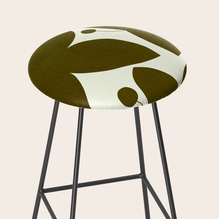 Abstract-botanical 13 Stool Gallery Image 2