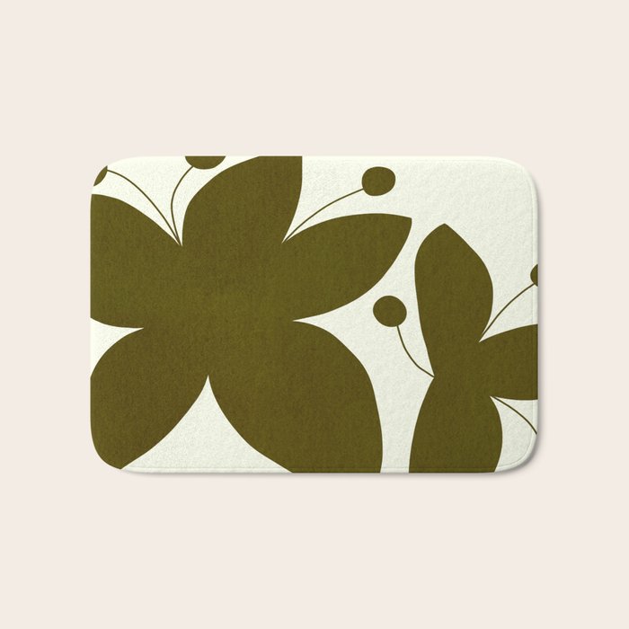 Abstract-botanical 13 Bath Mat Gallery Image 1