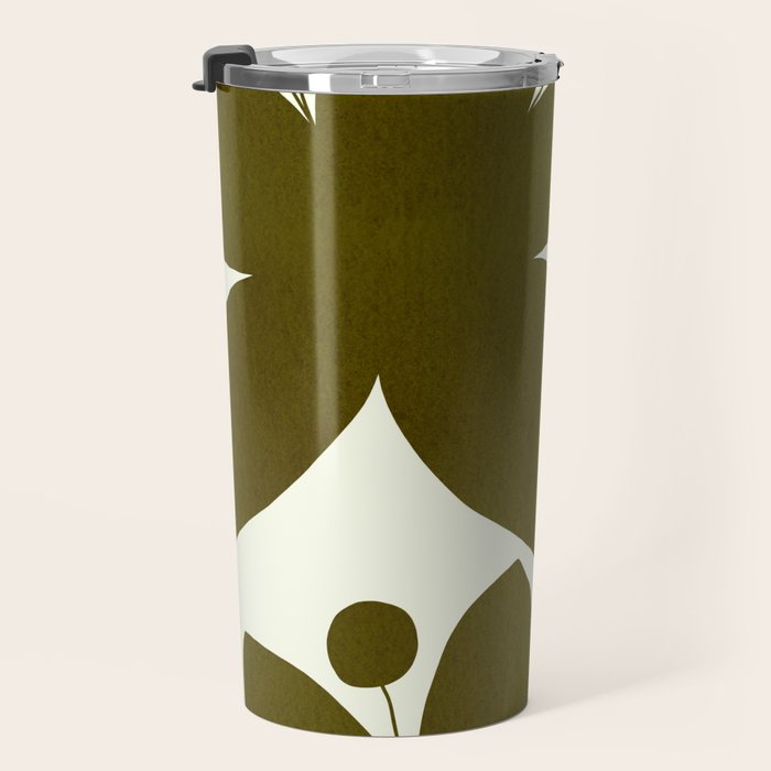 Abstract-botanical 13 Travel Mug Gallery Image 3