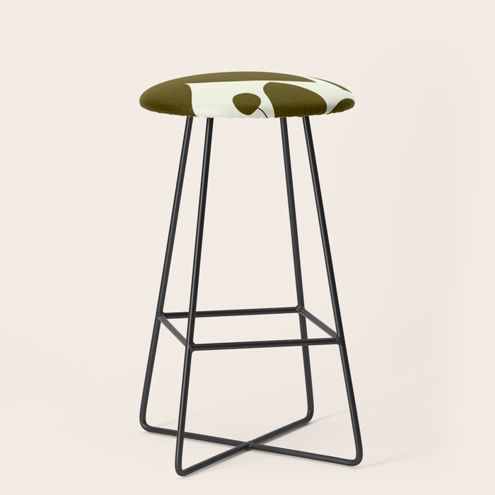 Abstract-botanical 13 Stool Gallery Image 1
