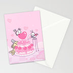 Shy Shrimp - Birthday Cake Stationery Card Gallery Image 2