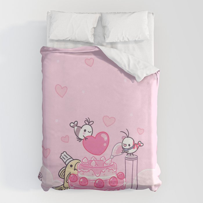 Shy Shrimp - Birthday Cake Duvet Cover Gallery Image 6