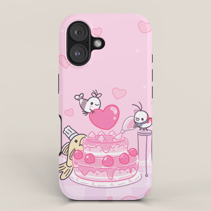Shy Shrimp - Birthday Cake iPhone Case Gallery Image 1