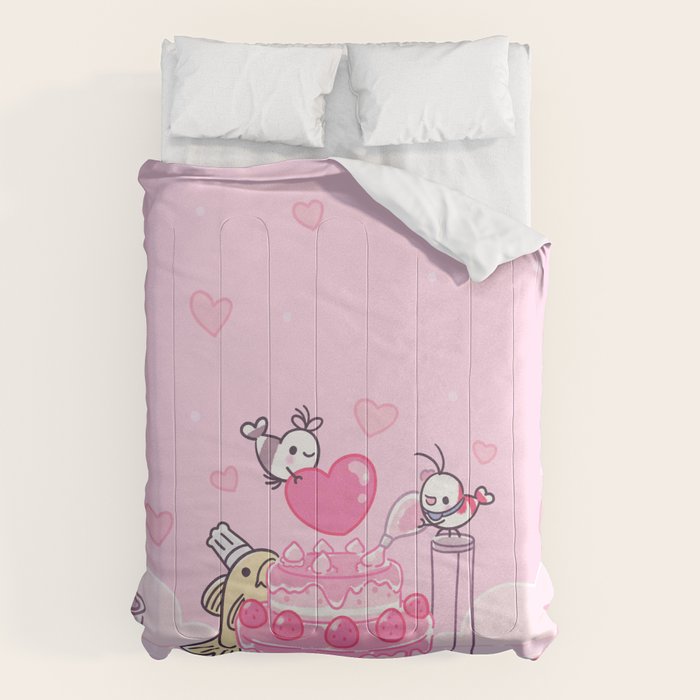 Shy Shrimp - Birthday Cake Comforter Gallery Image 1