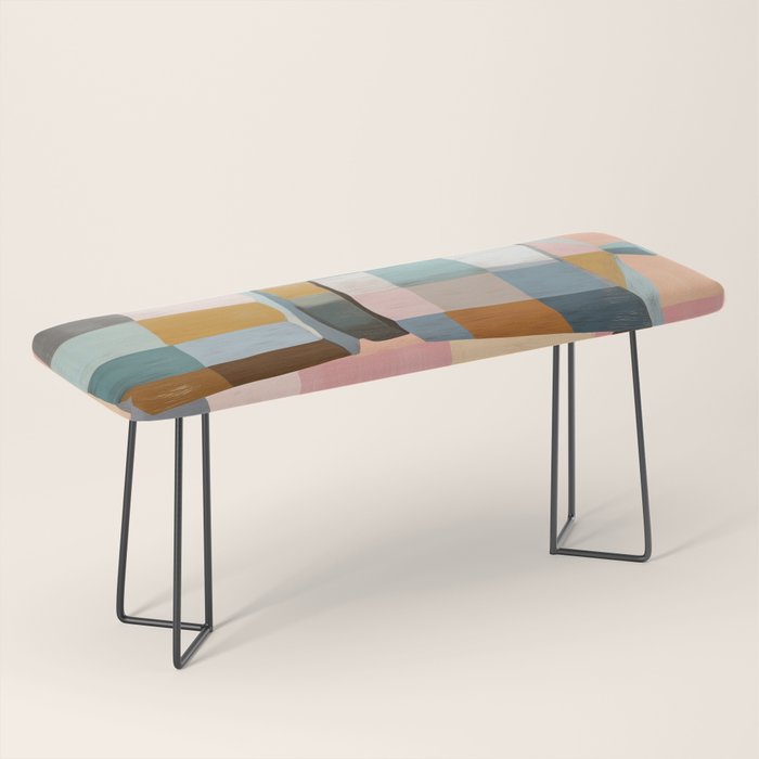 Patchwork Moka Pot Bench Gallery Image 1