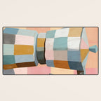 Patchwork Moka Pot Desk Mat Gallery Image 3