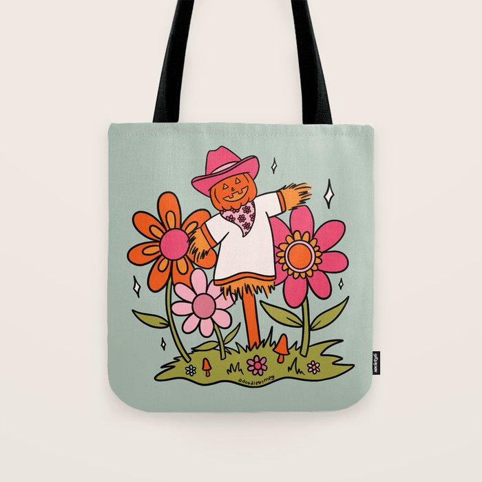 Jolly Scarecrow Tote Bag Gallery Image 1