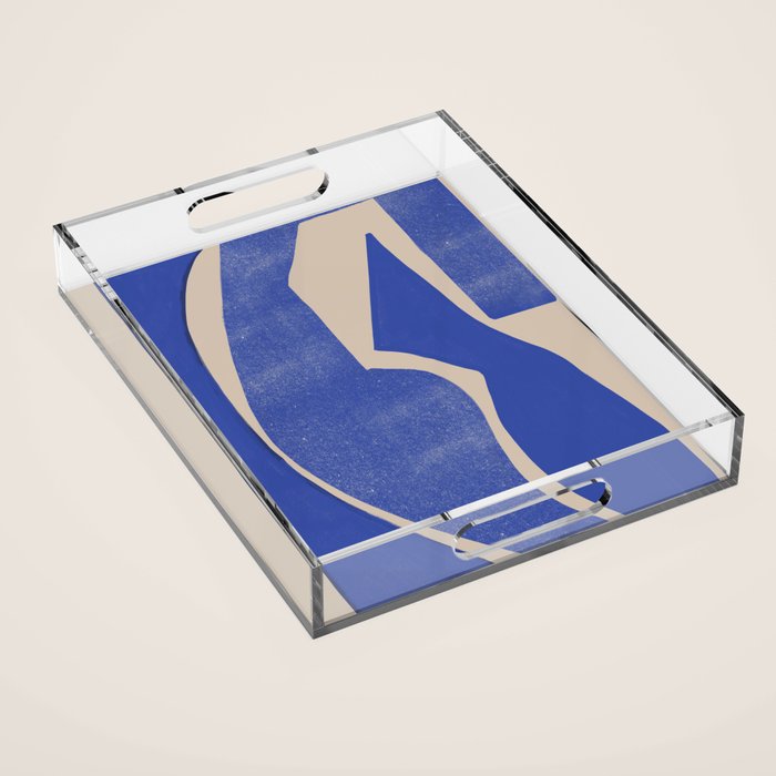 Contemporary Shapes Design Acrylic Tray Gallery Image 1