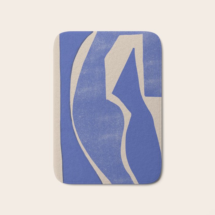 Contemporary Shapes Design Bath Mat Gallery Image 1