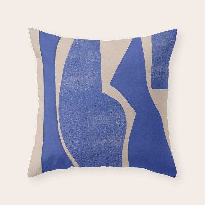 Contemporary Shapes Design Throw Pillow Gallery Image 1