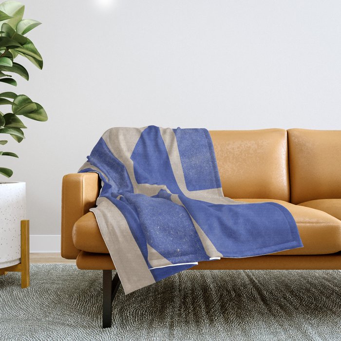 Contemporary Shapes Design Throw Blanket Gallery Image 1