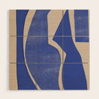 Contemporary Shapes Design Wood Wall Art Gallery Image 1