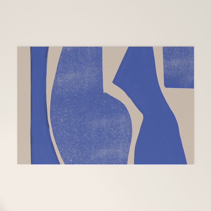 Contemporary Shapes Design Welcome Mat Gallery Image 1