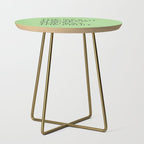 The day you plant the seed is not the day you eat the fruit Side Table Gallery Image 1
