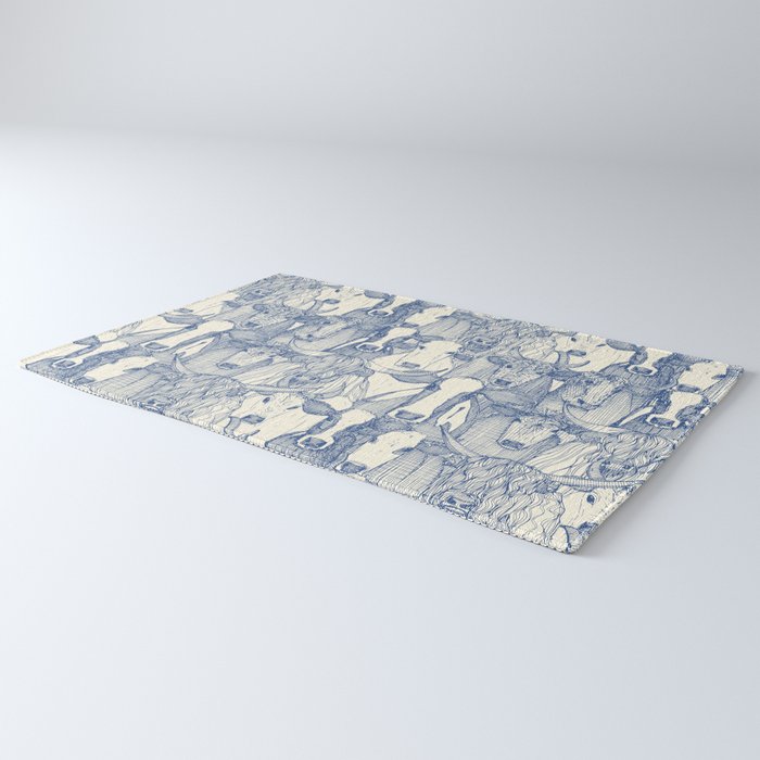 just cattle classic blue pearl Rug Gallery Image 3