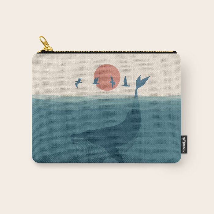 I'm like a bird - Whale Carry All Pouch Gallery Image 1
