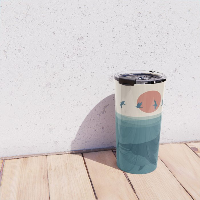 I'm like a bird - Whale Travel Mug Gallery Image 4