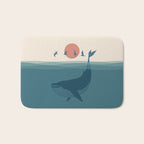 I'm like a bird - Whale Bath Mat Gallery Image 1