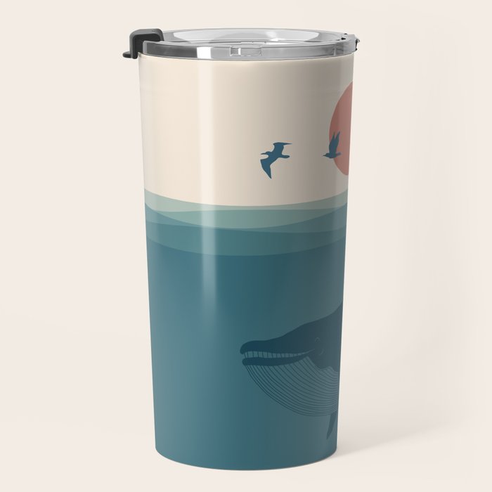 I'm like a bird - Whale Travel Mug Gallery Image 3