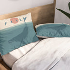 I'm like a bird - Whale Pillow Sham Gallery Image 2