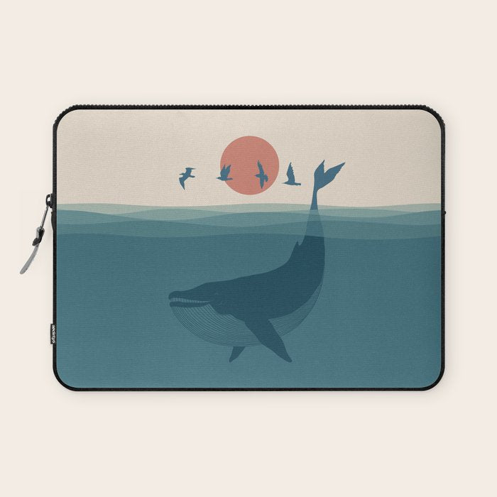 I'm like a bird - Whale Laptop Sleeve Gallery Image 1
