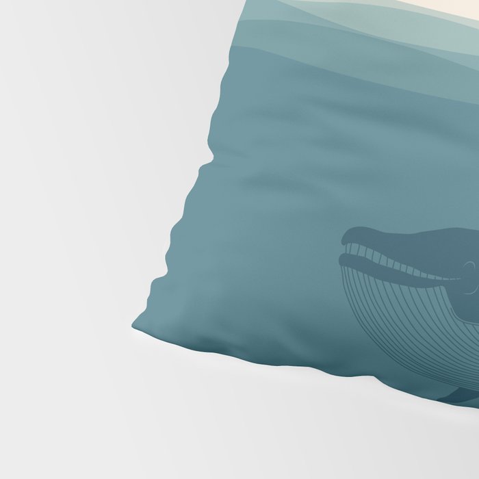 I'm like a bird - Whale Pillow Sham Gallery Image 4