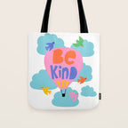 Be Kind - Cute Lettering For Kids Tote Bag Gallery Image 1