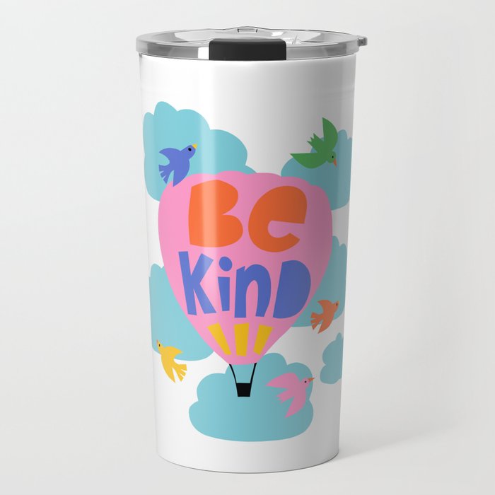 Be Kind - Cute Lettering For Kids Travel Mug Gallery Image 1