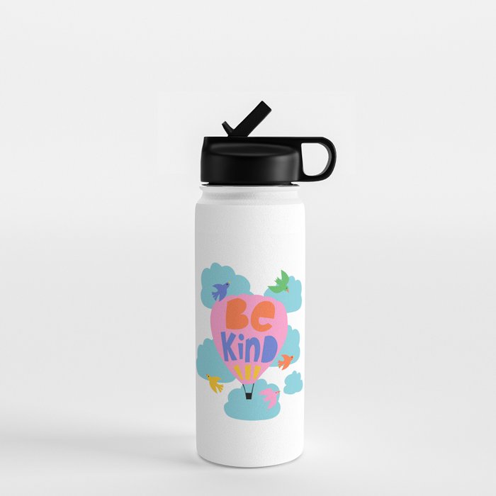 Be Kind - Cute Lettering For Kids Water Bottle Gallery Image 1