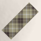 Modern Neutral Plaid Design Yoga Mat Gallery Image 1