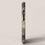 Modern Neutral Plaid Design iPhone Case Gallery Image 2