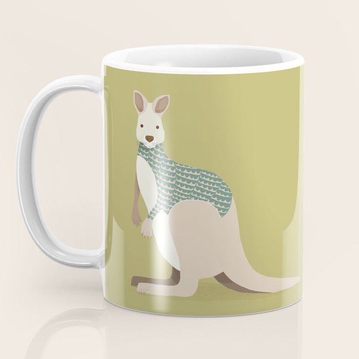 Whimsical Kangaroo Coffee Mug Gallery Image 3