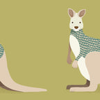 Whimsical Kangaroo Coffee Mug Gallery Image 2