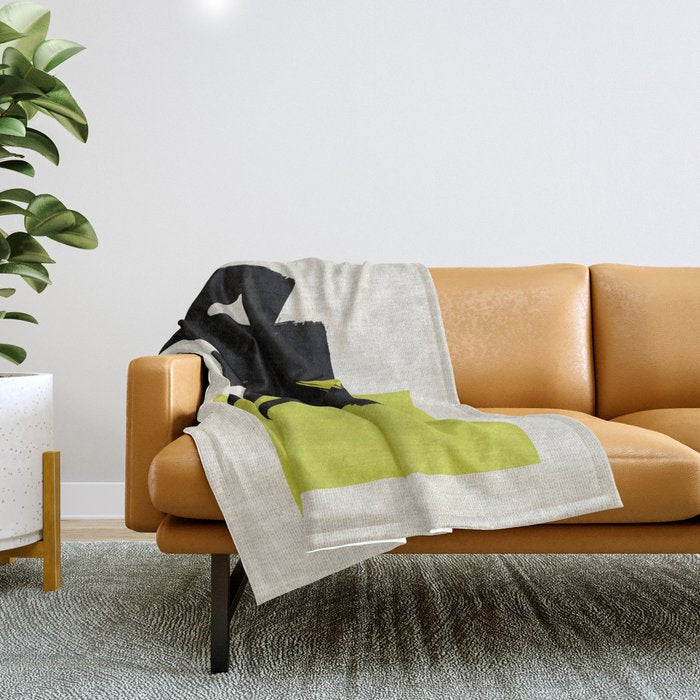 Cut Lime Throw Blanket Gallery Image 1