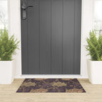 William Morris Windrush Aubergine Wine Vintage Pattern Welcome Mat Gallery Image 3