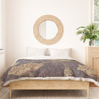 William Morris Windrush Aubergine Wine Vintage Pattern Duvet Cover Gallery Image 3