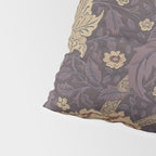 William Morris Windrush Aubergine Wine Vintage Pattern Pillow Sham Gallery Image 4