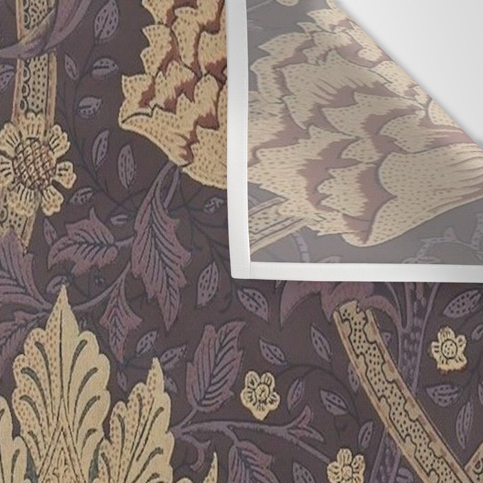 William Morris Windrush Aubergine Wine Vintage Pattern Wall Tapestry Gallery Image 3