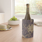 William Morris Windrush Aubergine Wine Vintage Pattern Wine Chiller Gallery Image 4