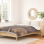 William Morris Windrush Aubergine Wine Vintage Pattern Duvet Cover Gallery Image 2