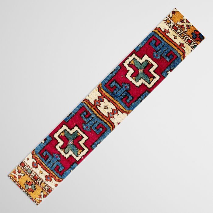 Kozak Bergama Turkish  Antique Rug Print Table Runner Gallery Image 3