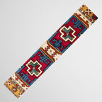 Kozak Bergama Turkish  Antique Rug Print Table Runner Gallery Image 3