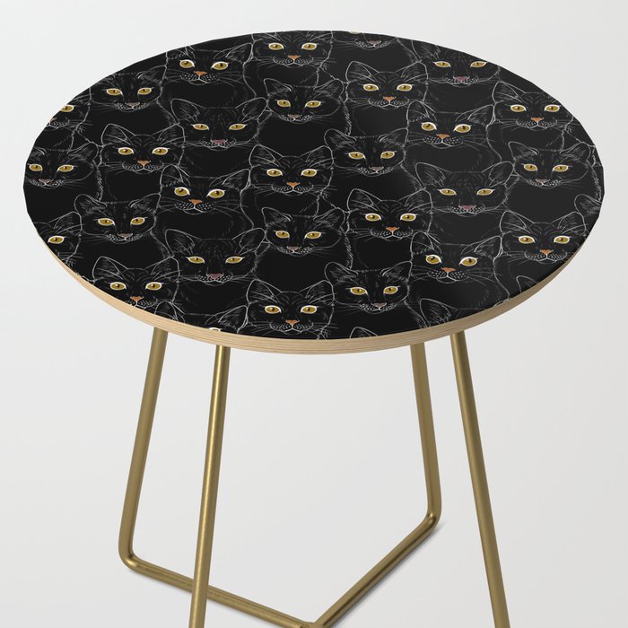 Black Cat Portraits Side Table Gallery Image 2
