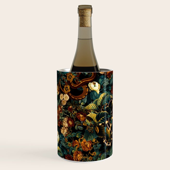 Floral and Snakes jungle Wine Chiller Gallery Image 1