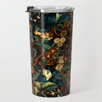 Floral and Snakes jungle Travel Mug Gallery Image 3