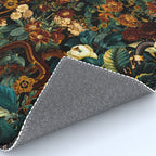 Floral and Snakes jungle Rug Gallery Image 4